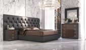 Bedroom Furniture Beds with storage Emporio Black Bed Additional items