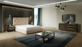 Bedroom Furniture Beds with storage Magic Bed with Smart Walnut Casegoods
