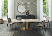 Dining Room Furniture Marble-Look Tables