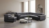 Living Room Furniture Sectionals 2119 Sectional Black