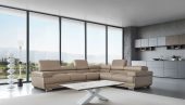 Living Room Furniture Sectionals 2119 Sectional - Cream Beige
