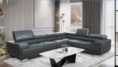Living Room Furniture Sectionals 2119 Sectional – Dark Grey